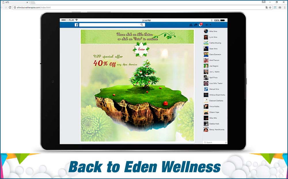 Social Media Site Back-to-Eden-Wellness-Center