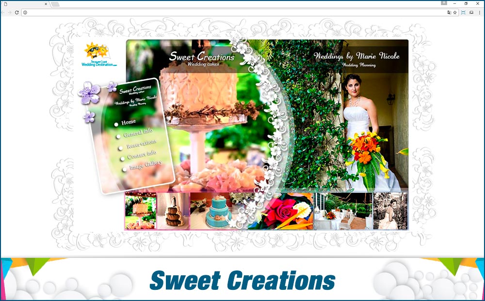 Promotionail Mini-Site Sweet-Creations