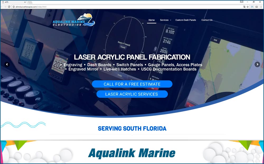 Aqualink Marine Electronics-web