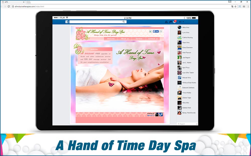 Social Media Site A-Hand-of-Time-DaySpa