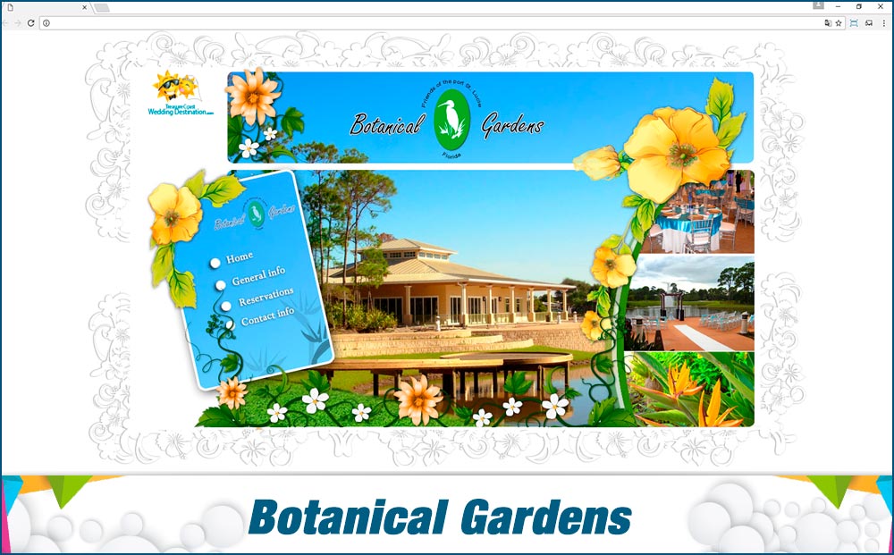 Promotionail Mini Site Botanical-Gardens